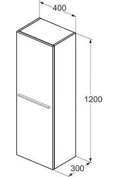I.LIFE B - T5261 - Bathroom column by Ideal Standard - view 3